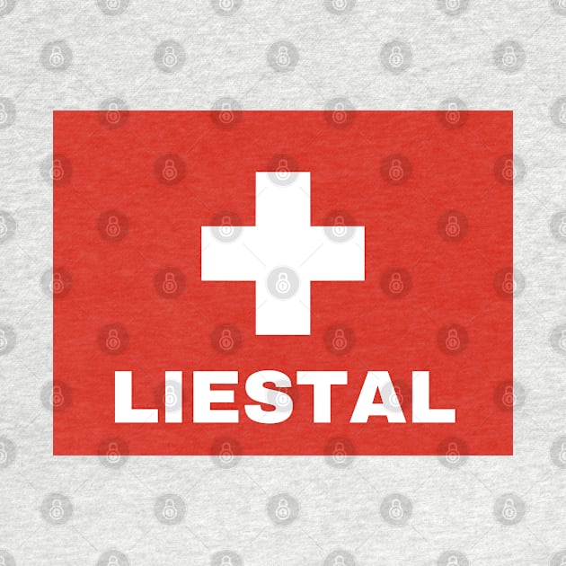 Liestal City in Swiss Flag by aybe7elf